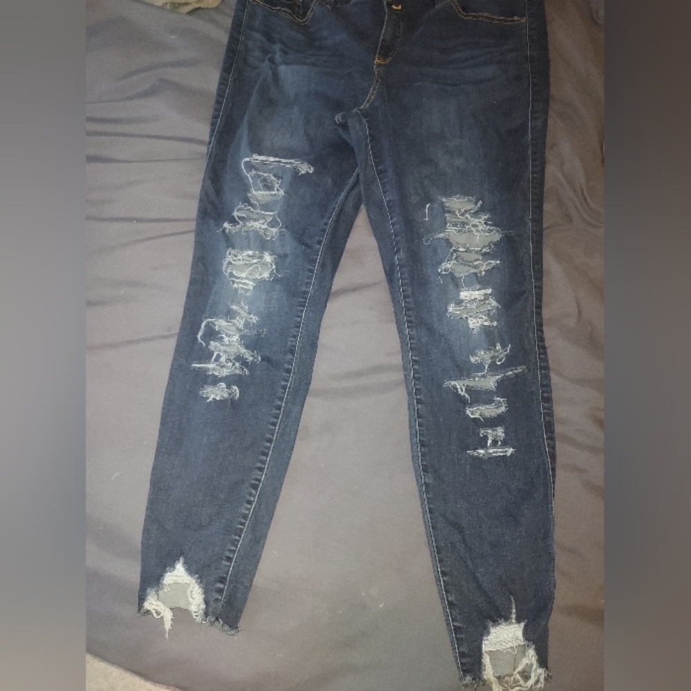 Torrid distressed jeggings